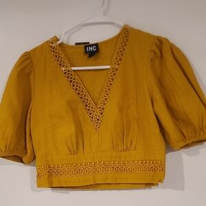 INC International Concepts Women's Golden Top